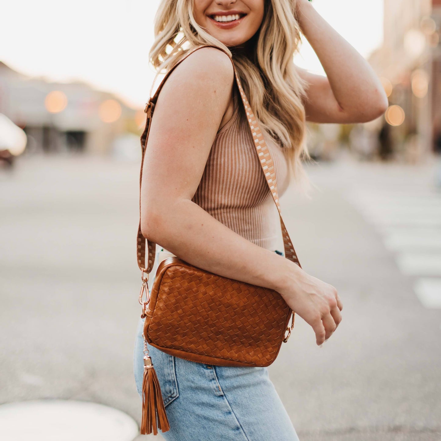 Woven Camera Crossbody Sling Bag Woven Camera Sling Bag Woven Camera Purse Woven Camera Bum Bag Woven Camera Fanny Pack Woven Camera Purse
